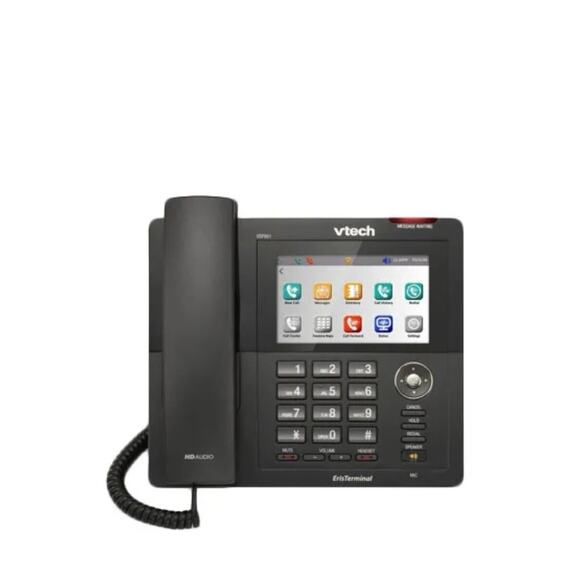 Vtech ErisTerminal VSP861 Touchscreen Color Desktop Voice-Over-IP VOIP Phone - Picture 1 of 7